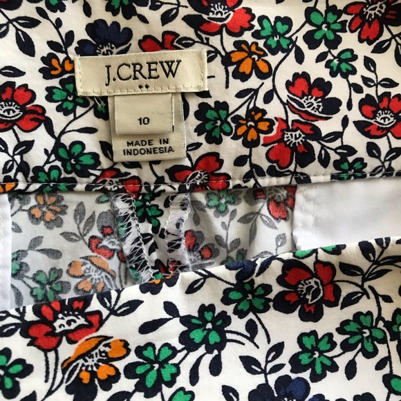 🔥4/25 J. Crew Floral Print Tie-Waist Shorts - Picture 7 of 7